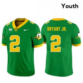 Gary Bryant Jr. #2 Oregon Ducks College Football Alumni Jersey -Youth Sizes Green