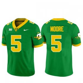 Dante Moore #5 Oregon Ducks NCAA Football Official Jersey -Men Sizes Green