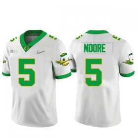 Dante Moore #5 Oregon Ducks NCAA Football Official Jersey -Men Sizes White