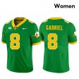 Dillon Gabriel #8 Oregon Ducks University Football Embroidery Jersey -Women Sizes Green