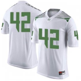 Jackson LaDuke #42 Oregon Ducks NCAA Football Limited Jersey -Men Sizes White