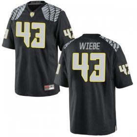 Nick Wiebe #43 Oregon Ducks NCAA Football Game Jersey -Men Sizes Black