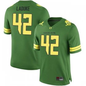 Jackson LaDuke #42 Oregon Ducks College Football Replica Jersey -Youth Sizes Green